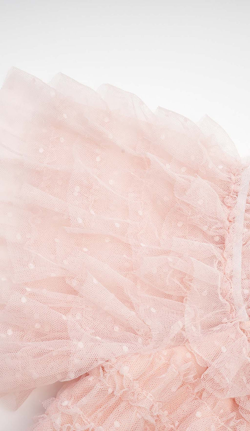 RUFFLE OFF SHOULDER TIERED MIDI DRESS IN PINK- STYLE OF CB - DRESSES ... RUFFLE OFF SHOULDER TIERED MIDI DRESS IN PINK- STYLE OF CB - DRESSES ...