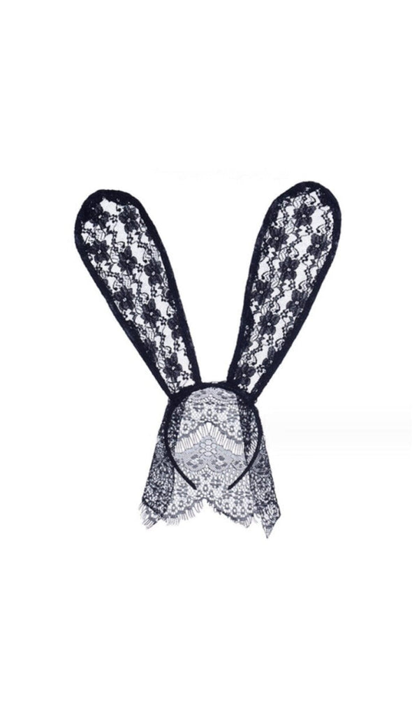 HOLLOW LACE BUNNY EAR Masks sis label 