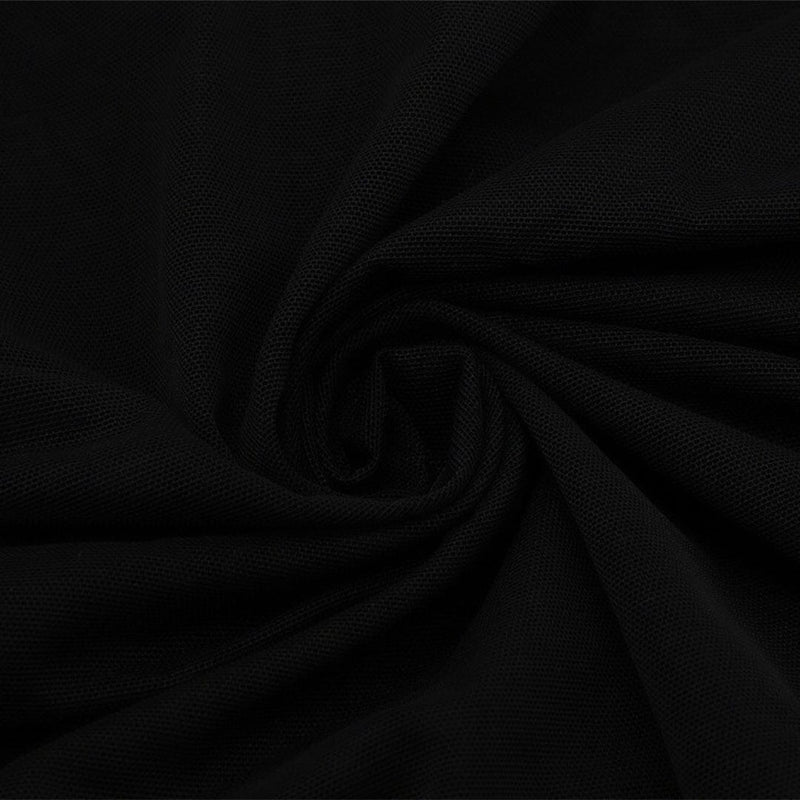 GAUZE TRANSPARENT BAMBOO BUCKLE BELT DRESS IN BLACK