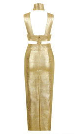 FRENCH CHAMPAGNE GOLD DRESS