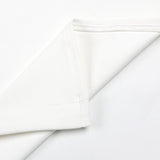 SLASH NECK PLEATED MAXI DRESS IN WHITE