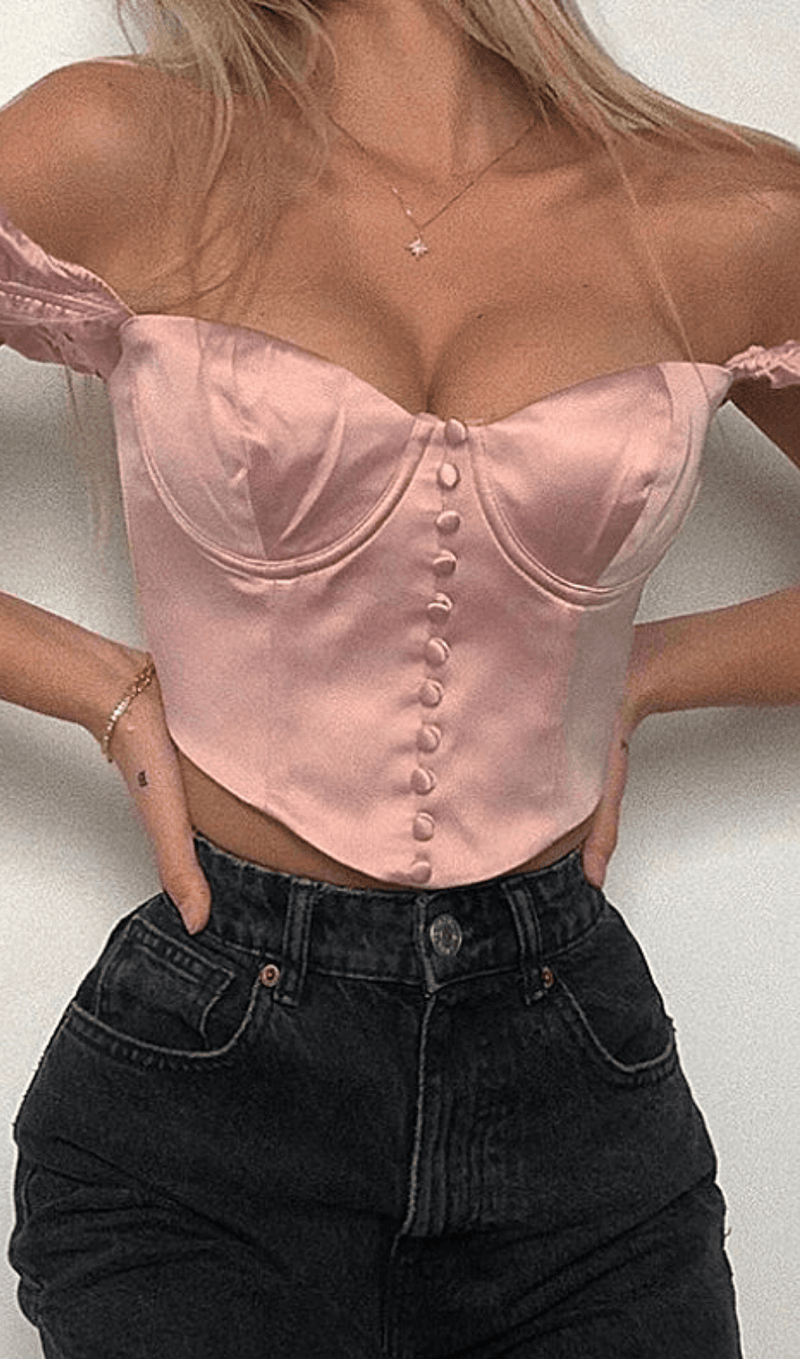 TWO TOPS WITH A LOW-CUT SQUARE NECKLINE