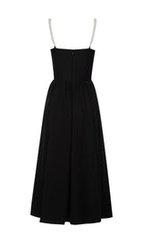 UMBRELLA HEMLINE MIDI DRESS IN BLACK Dresses styleofcb 