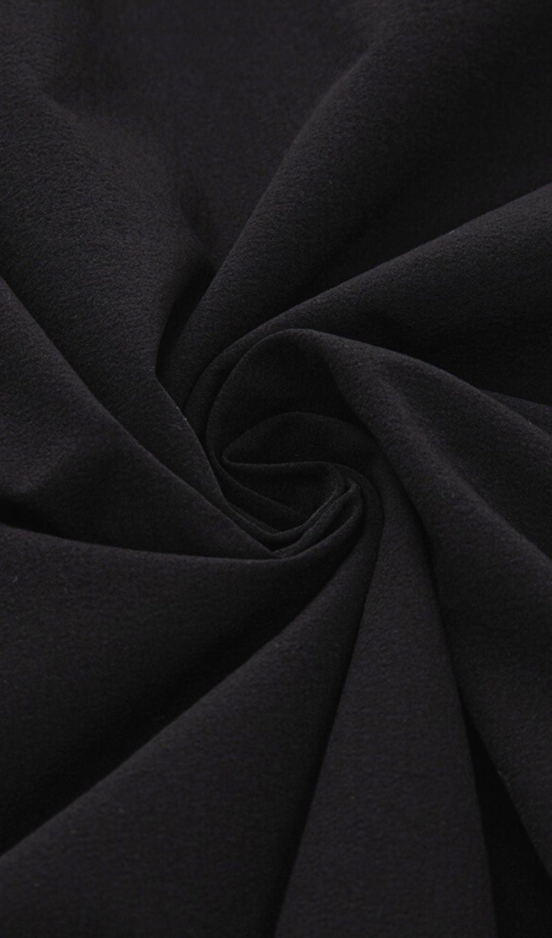 UMBRELLA HEMLINE MIDI DRESS IN BLACK Dresses styleofcb 