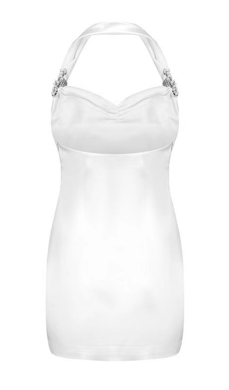 WHITE STAIN DIAMOND DRESS styleofcb 